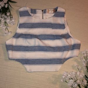 EXECUTIVE PONIES SZ 6 Crop Tank Top